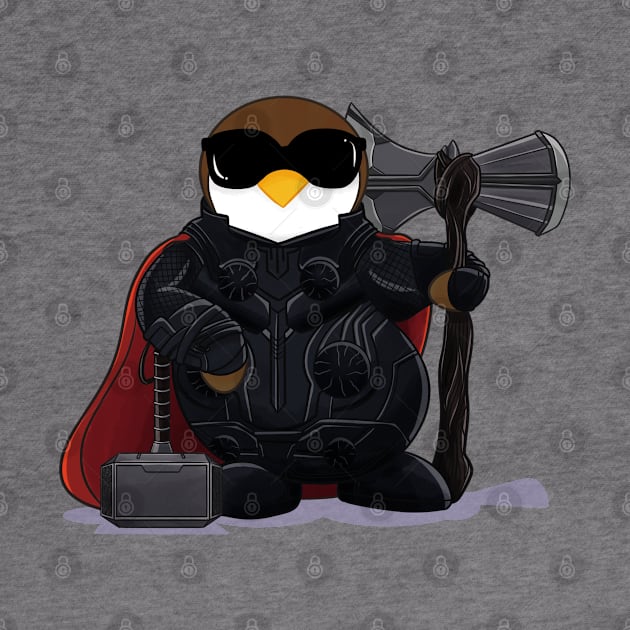 Thor Penguin Mashup by Sketchbook ni Abi